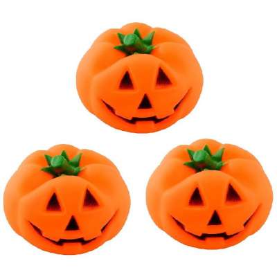 Halloween Dog Pumpkin Shaped Squeaky Toys Pet Dog Latex Chewing Toys