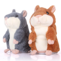 New Hot Selling Mouse Pet Plush Toy Cute Record Repeat Talking Hamster for Kids